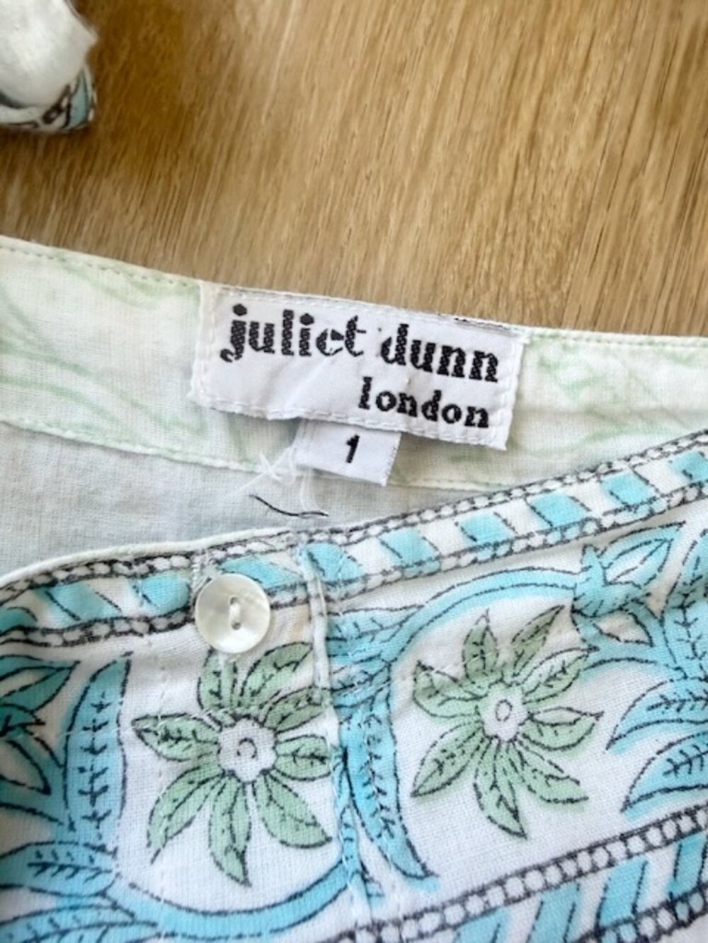 Juliet Dunn Poppy Tie Shoulder Midi Dress Sz 1 XS/S - Picture 6 of 11
